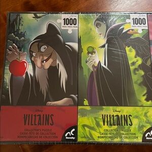 Disney Villains Puzzle Collection - Black, Green, Blue